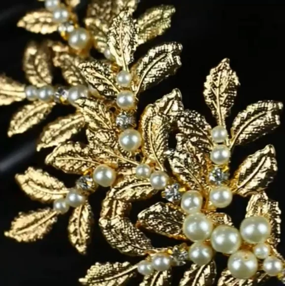 🆕 🚨2 article🚨Leaf Crown with ribbon & Arm Cuff - Picture 6 of 13